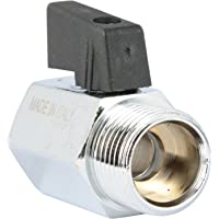 VARIOSAN Mini válvula de bola 10629- 1-2&quot- IG x 1-2&quot-- cromado
